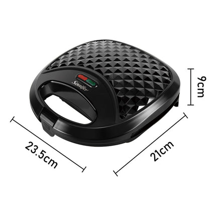 Maquina De Mini Donas Sonifer 750 W Practica De 6 Unidades Negro