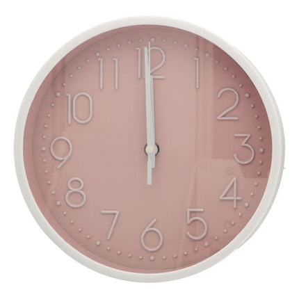 Reloj De Pared 25cm. Cwq00006/7/8 Rosa