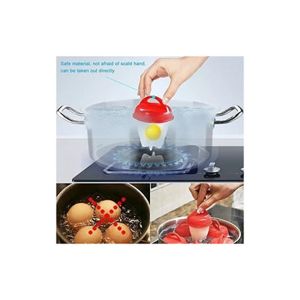 Hervidor De Huevos En Silicona X 6 Unidades