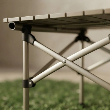 Mesa De Camping Plegable 55 X 55 Cm Marrón
