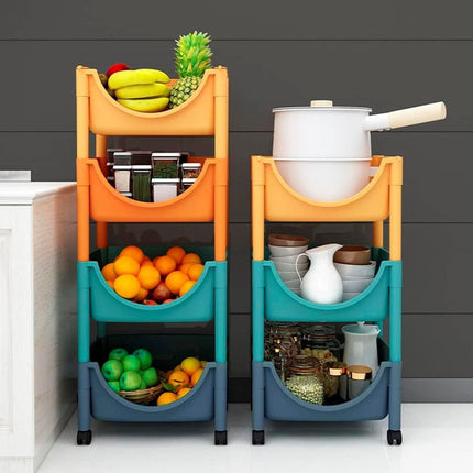 Carro Carrito Organizador Juguetes 4 Cajones Con Ruedas