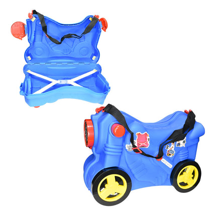 Moto Valija Infantil 48x35x23cm. Azul Azul