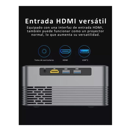 Proyector Led Wifi Y Bt Con Control Remoto X