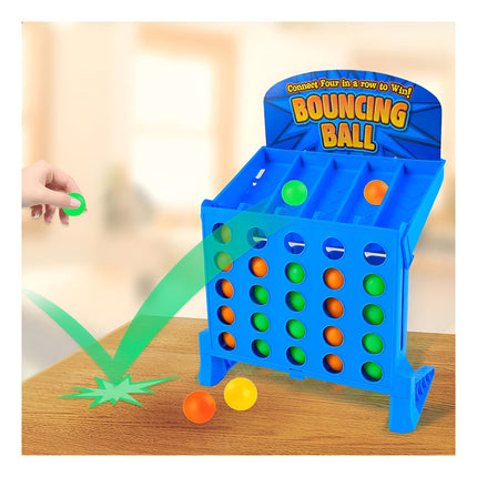 Juego De Mesa Bouncing Ball Para Niños- Conecta 4 Para Ganar