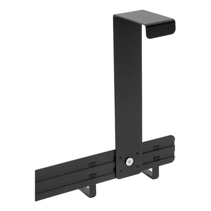 Perchero Para Puerta 7 Ganchos Negro
