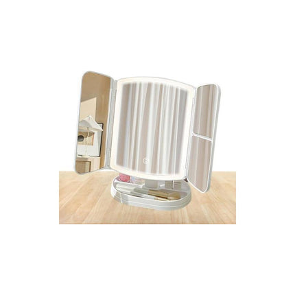 Espejo Tocador Con Luces Para Maquillaje Chw03028 Blanco
