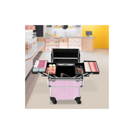Maleta De Maquillaje Valija Profesional División Desmontable V