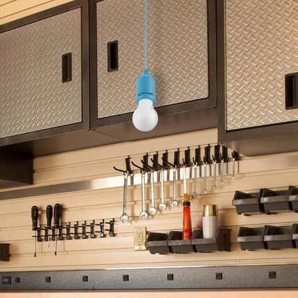 Lampara Led A Pilas - Ideal Apagón Roperos Fiestas Y Camping Blanco Blanca