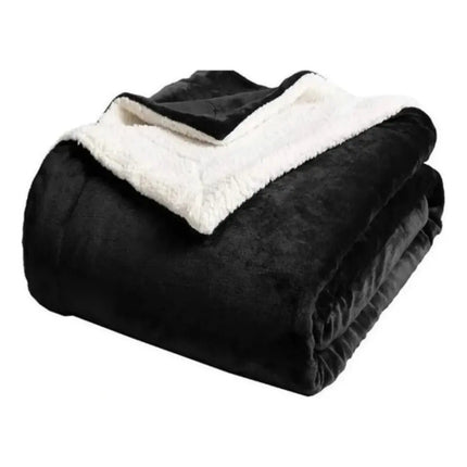 Manta Abrigada 1 Plaza En Oferta Varios Colores Liso C