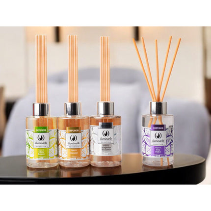 Difusor Iluminarte 125 Ml Con Baritas De Bamboo