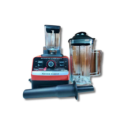Licuadora Electrica Doble Vaso Silver Crest Negro