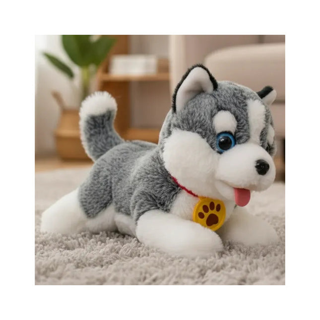 Perro De Peluche Interactivo 25x26cm. Gris Ty364965 Gris
