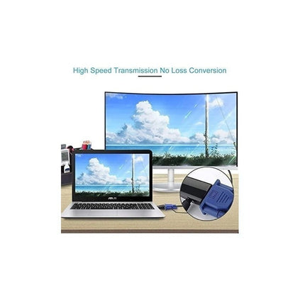 Ficha Adaptadora Hdmi A Vga Con Audio