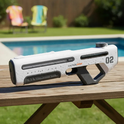 Pistola De Agua Eléctrica Con Batería Recargable Ty372782 Blanco