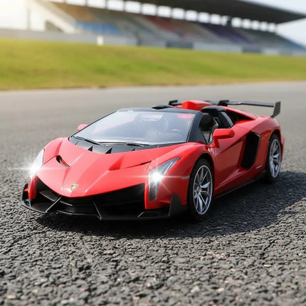 Auto A Control Remoto Lamborghini Con Luz Rojo