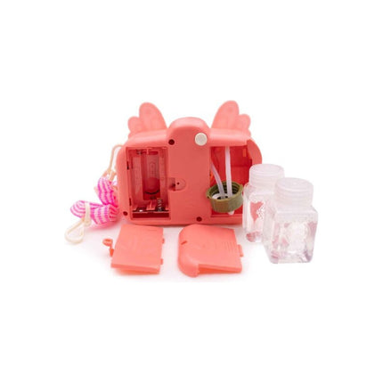 Burbujero Mariposa Con Música Y Con Luces. Rosado