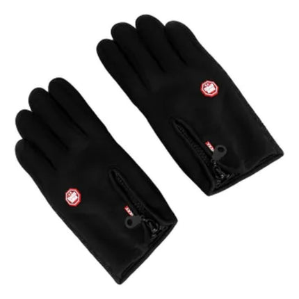 Guantes Motociclista Tactico Y Termico Con Cierre Negro Unico
