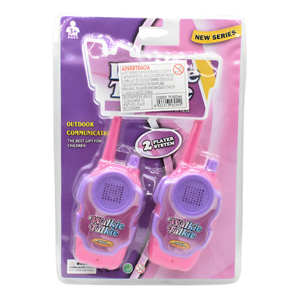 Walkie Talkie X2 En Blíster 30x21cm Rosa Z