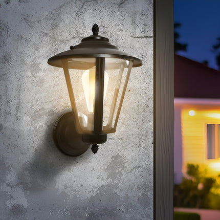 Farol Tipo Colonial Metalico Pulido Lh-2068 X