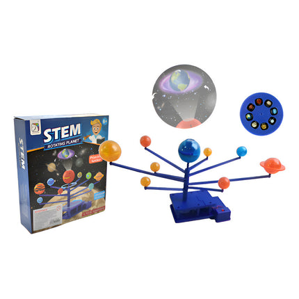 Juego De Sistema Solar Giratorio Con Proyector Led V V