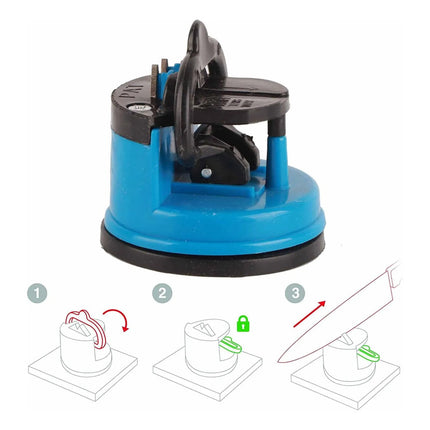 Afilador Manual De Cuchillos Con Ventosa Varios