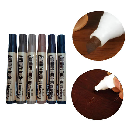Marcadores Permanentes Para Madera 6pcs Varios