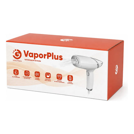 Plancha A Vapor Vertical Vaporizador De Ropa Goldtech Blanco