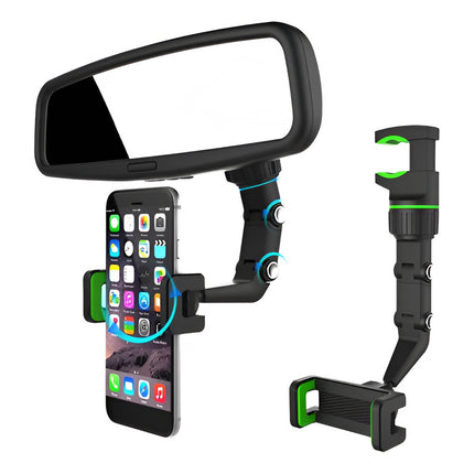 Soporte De Celular De 4 / 7  Espejo Retrovisor Rotación 360°