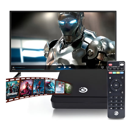 Tv Box Goldtech Elite 16/2gb 4k Bt Dual Wifi Negro