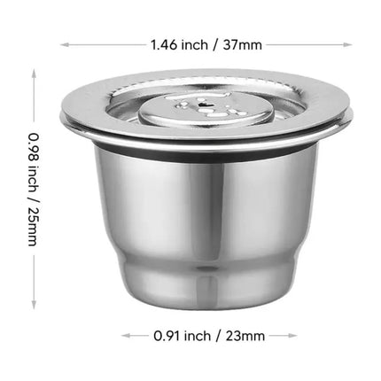 Capsula De Café Nespresso Reutilizable Acero Inoxidable Acero