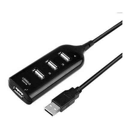Hub Usb 4 Puertos Para Pc O Notebook Zapatilla Usb 2.0