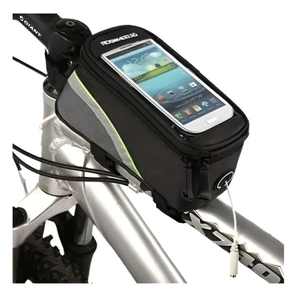 Protector Bolso Estuche De Celular Para Bicicleta Negro