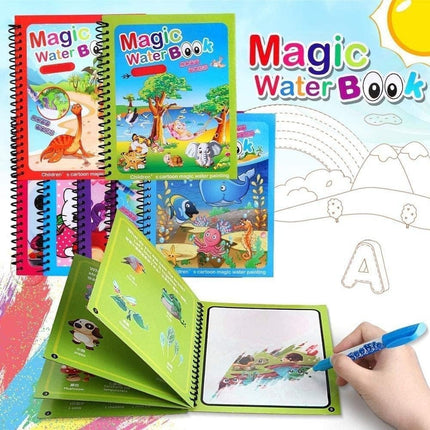 Libro Infantil Coloreable Incluye: Lapiz Recargable De Agua.