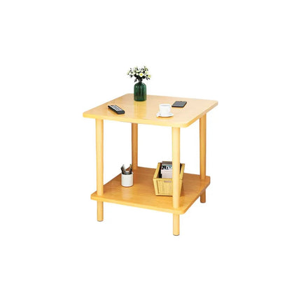 Mesa Auxiliar  Mesa Ratona Con Estante Living B