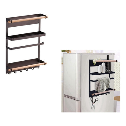 Estante Organizador Magnetico Multiuso P/cocina Acero Inox