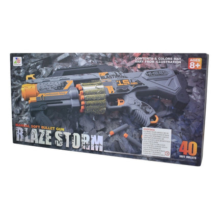 Pistola Ametralladora Con Lanzadores Ty363279a Gris