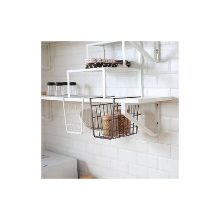 Estante Organizador Colgante De Metal Debajo De Mesa Estante