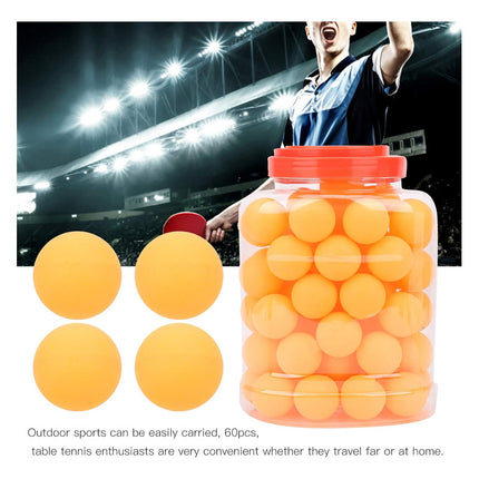 Pelotas De Ping Pong X60 Naranja