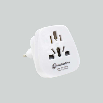 Adaptador Universal -modular 3 En Linea 3 Patas Multiformato