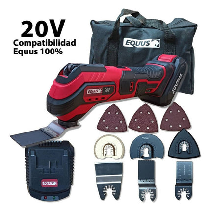 Sierra Multifunción Oscilante + Cargador 20 V + Bateria 2.0