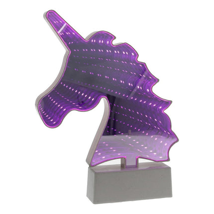Veladora Unicornio Espejado Con Luz
