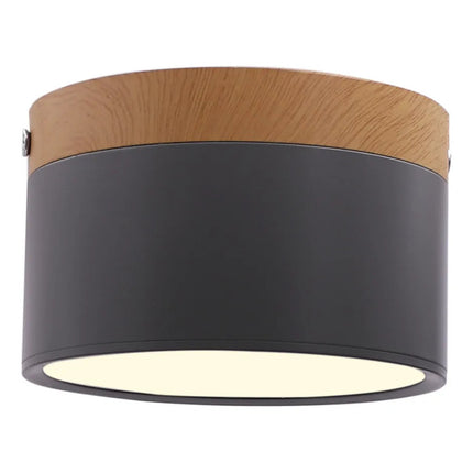 Aplique Nordico  Luz Calida 10w Fria Gris Oscuro