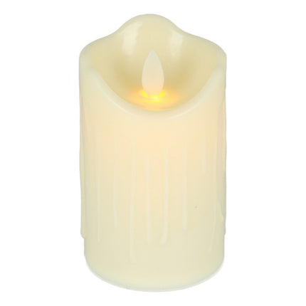 Vela Led De 15cm Imitación Llama Decoración A Pila Blanco