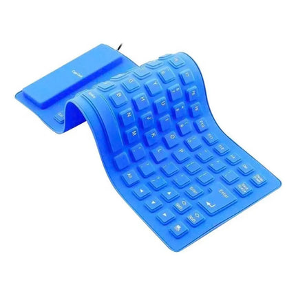 Teclado Flexible Con Cable Silicona Impermeable