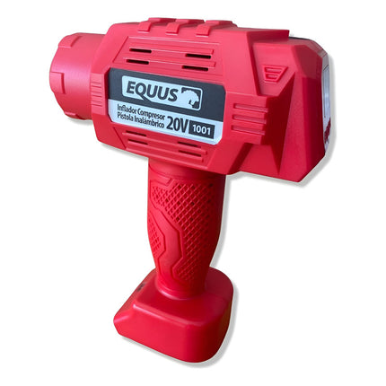 Inflador Compresor Pistola Inalámbrico 20v Rojo