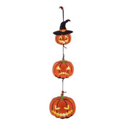 Cartel Decorativo De Halloween En Madera Largo Total 51 Cm Halloween