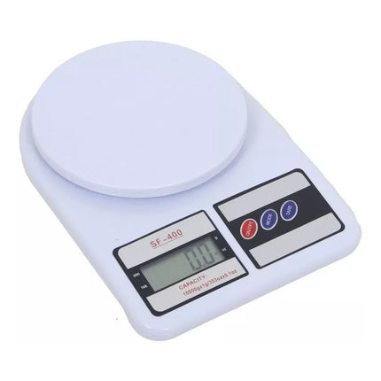 Balanza De Cocina Digital Precisión 1g Hasta 5kg  Blanco 10 Kg