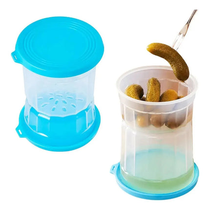Frasco Escurridor Con Separación  Para Aceitunaspepinillos V