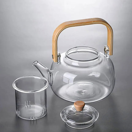 Tetera De Vidrio Con Infusor 1000ml. Chw03503 Vidrio