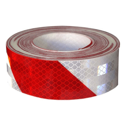 Cinta Reflectiva Roja Y Blanca En Rollo 5 Cm X 5metros  Roja Y Blanca Cinta